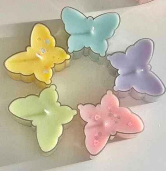 Butterfly Shaped Tealight Candle (Pack of 10)
