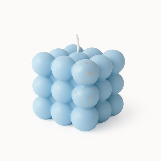 Blue Bubble Candle - Pack of 2