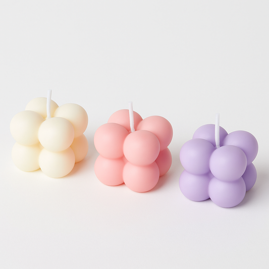 Mini Bubble Candle ( Pack of 3 )